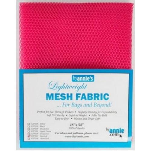 By Annie - Lightweight Mesh Fabric - Lipstick PBASUP209-LIP