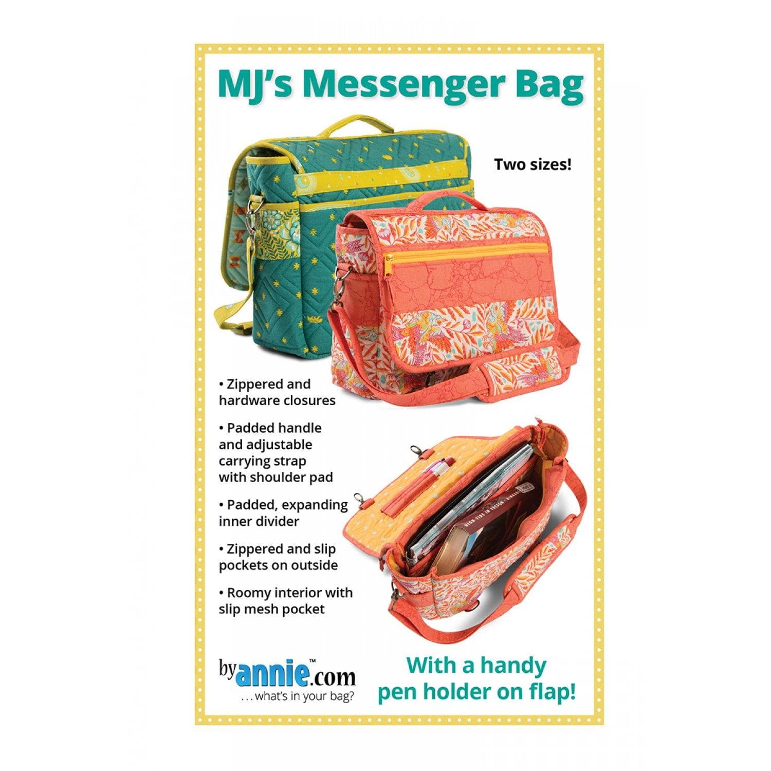 By Annie - MJ's Messenger Bag PBA261