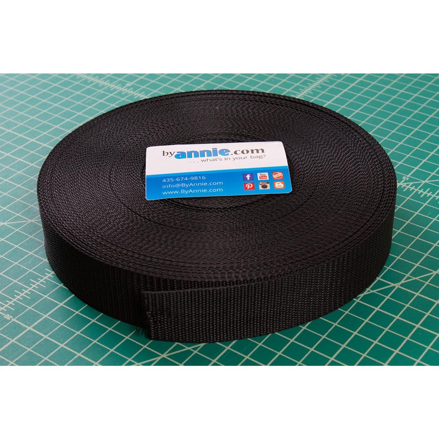 By Annie - Strapping 1.5" Black SUP16415B50YD