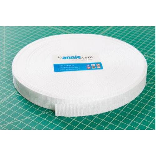 By Annie - Strapping 1 inch White SUP1641W50YD