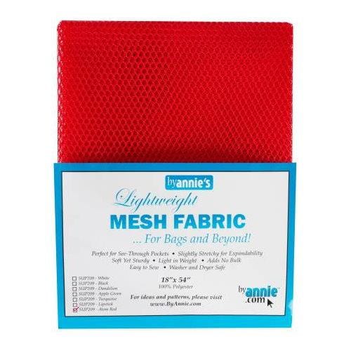 ByAnnie - Lightweight Mesh Fabric  - Atomic Red SUP209-RED