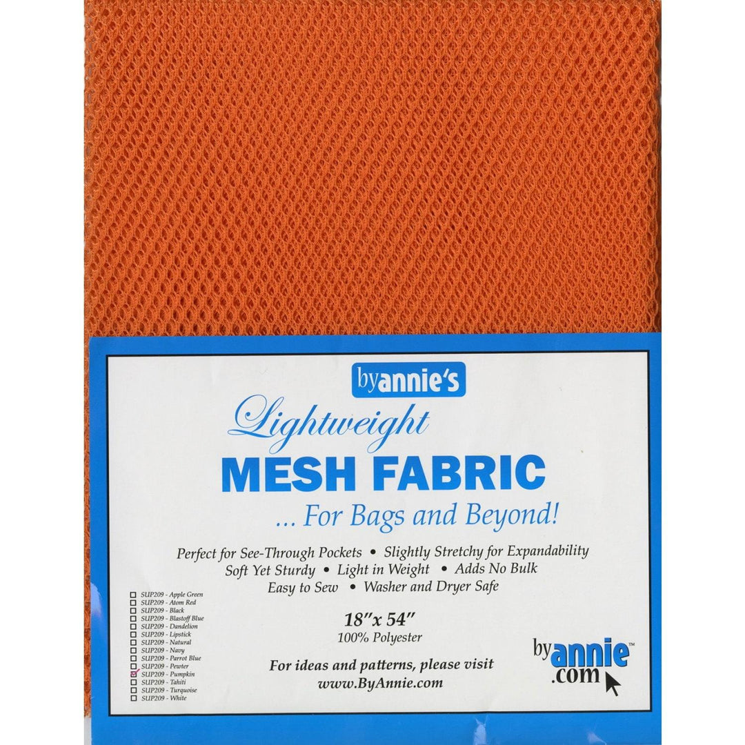 ByAnnie - Lightweight Mesh Fabric - Pumpkin PBASUP209-PUMP