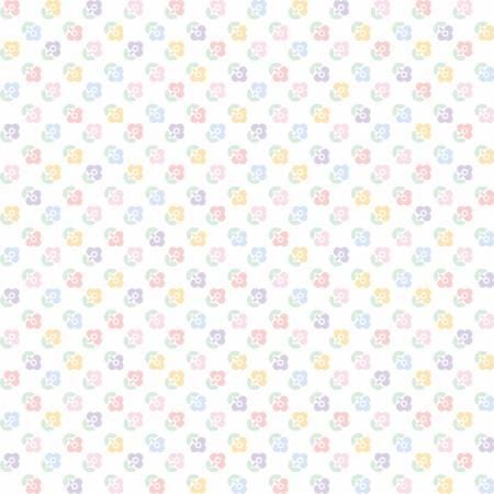 Celebration - Multi-Pastels Spring Flowers 9207M-Z