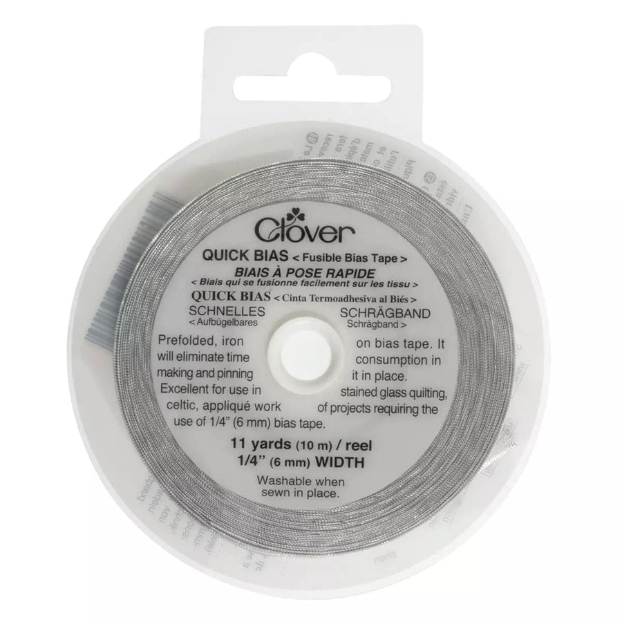 Clover - Quick Bias 1/4" Metallic Silver 700CV-SILVR