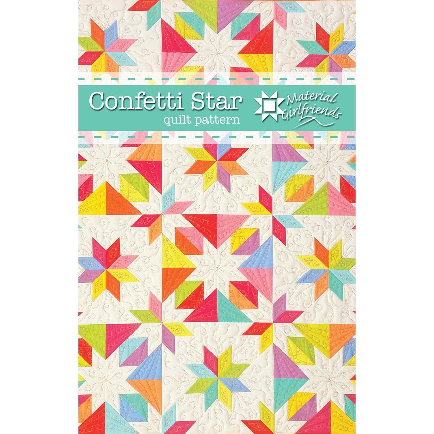 Confetti Star Quilt Pattern MGF8
