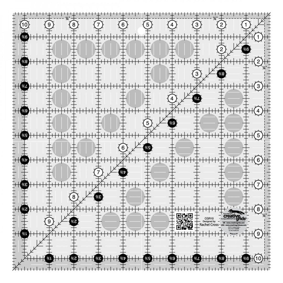 Creative Grids - 10.5" Square Ruler 743285000197