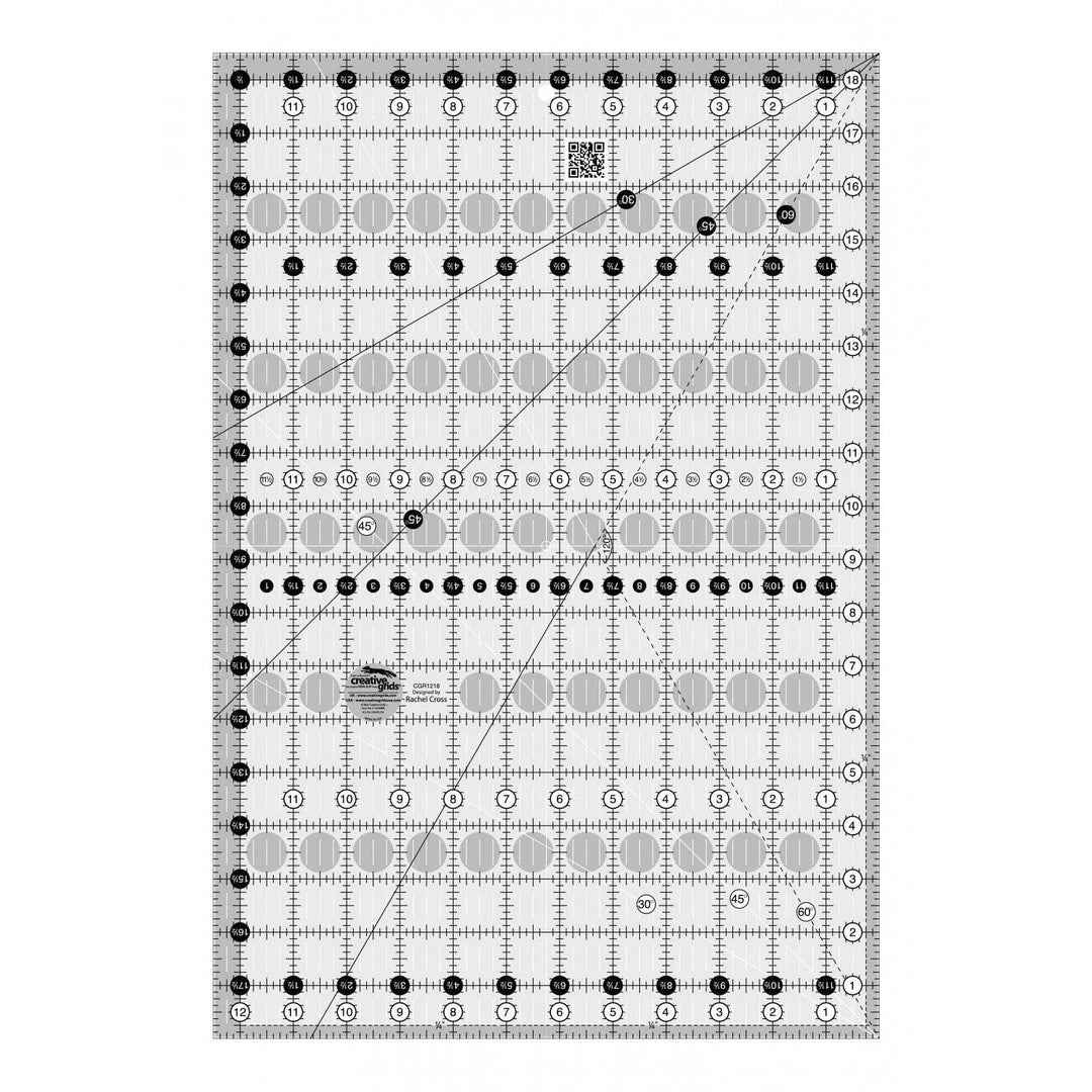 Creative Grids - 12.5in x 18.5in Quilt Ruler CGR1218