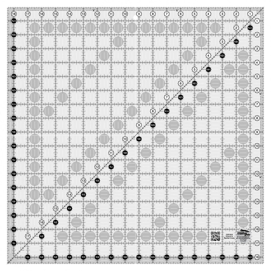 Creative Grids - 18.5in Square Ruler CGR1818