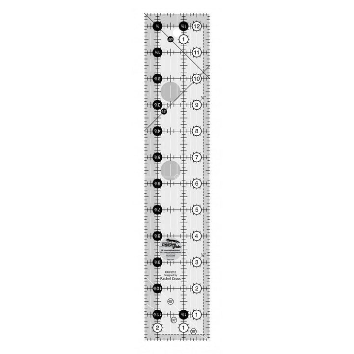 Creative Grids - 2.5in x 12.5in Quilt Ruler CGR212