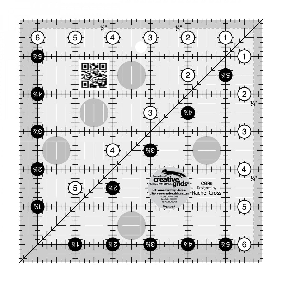 Creative Grids - 6.5in Square Ruler 743285000029