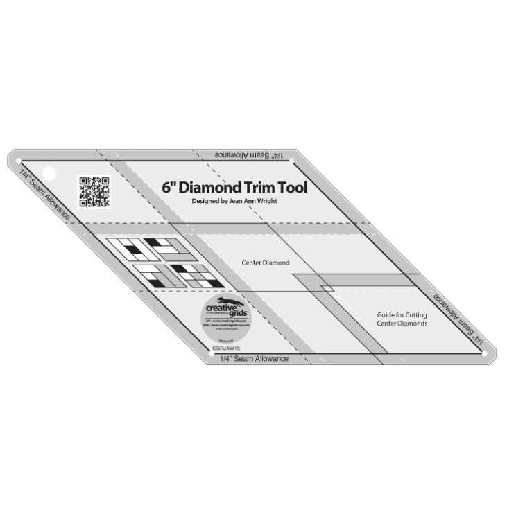 Creative Grids - 6in Diamond Trim Tool CGRJAW15