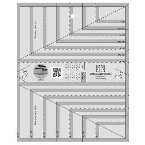 Creative Grids - Half Rectangle Trim Tool CGRDH6