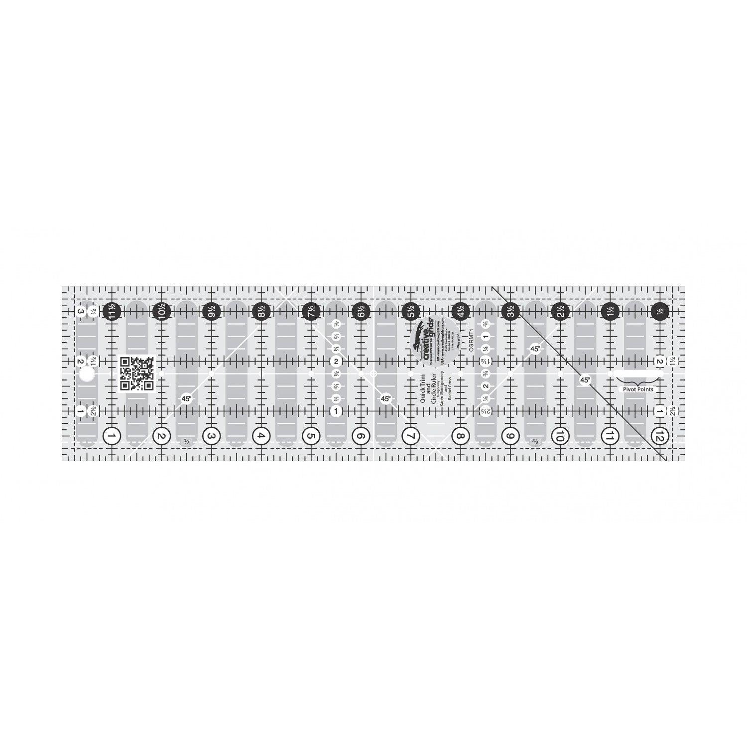 Creative Grids Quick Trim Ruler 3-1/2