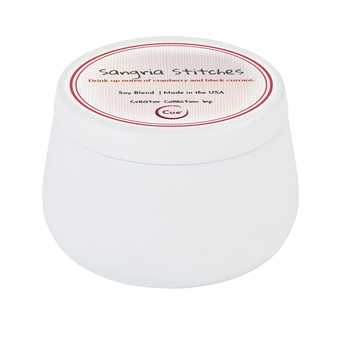 Creator Collection - 3.5oz Sangria Stitches Scented Candle 80313-CNDL