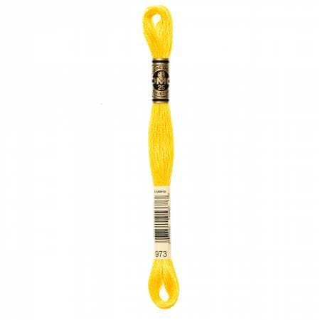 DMC Embroidery Floss - Bright Canary Yellow 117UA-973