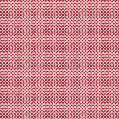 Essential Basics - White Red Criss Cross 85582-113