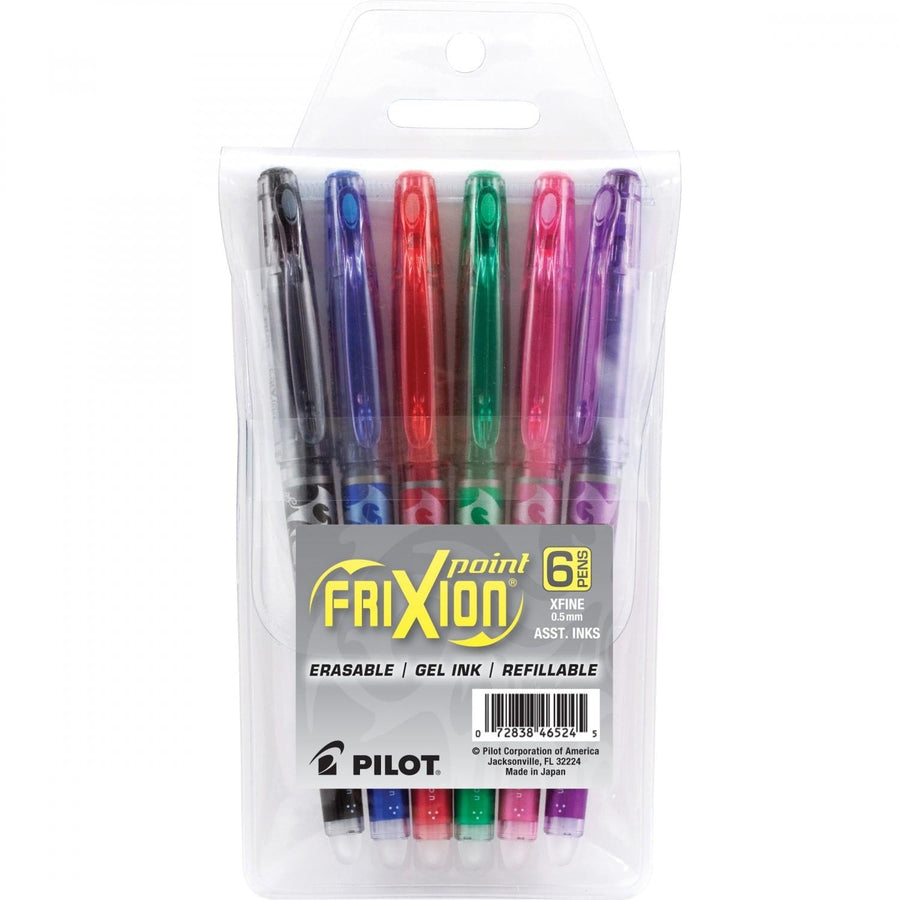 Frixion Point Assorted 6pk Pouch 46524FX