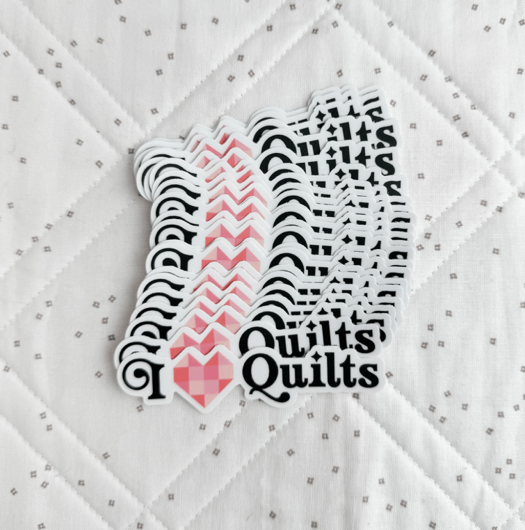 I Heart Quilts - Sticker CJ-S021
