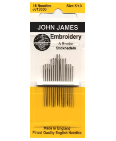 John James Embroidery Needles JJ135-5-10