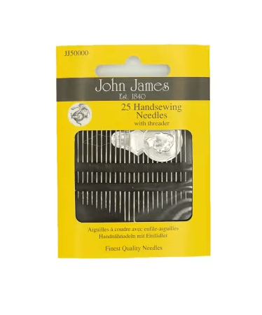 John James Home Needle Assortment W/ Threader 25ct JJ50000