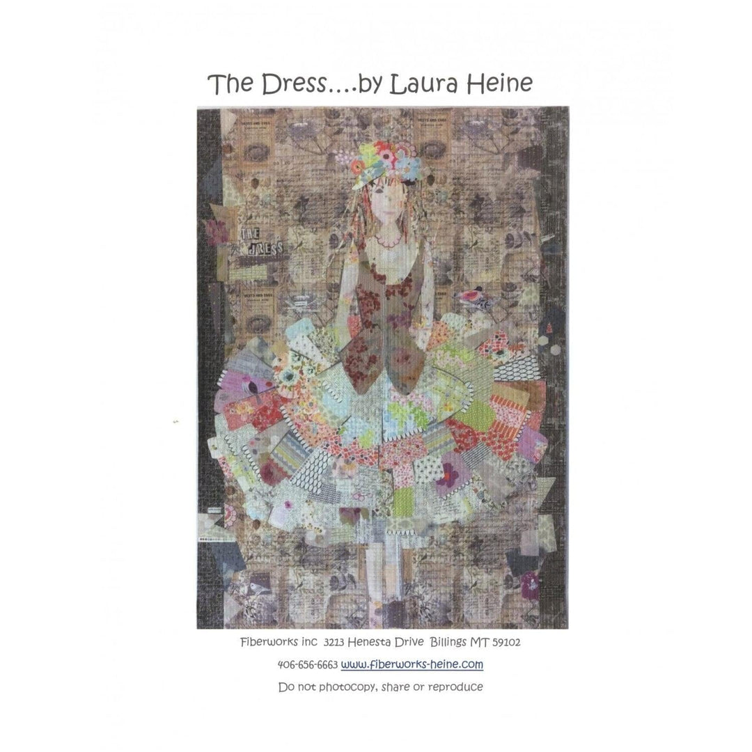 Laura Heine - Dress Collage Pattern LHFWDRESS