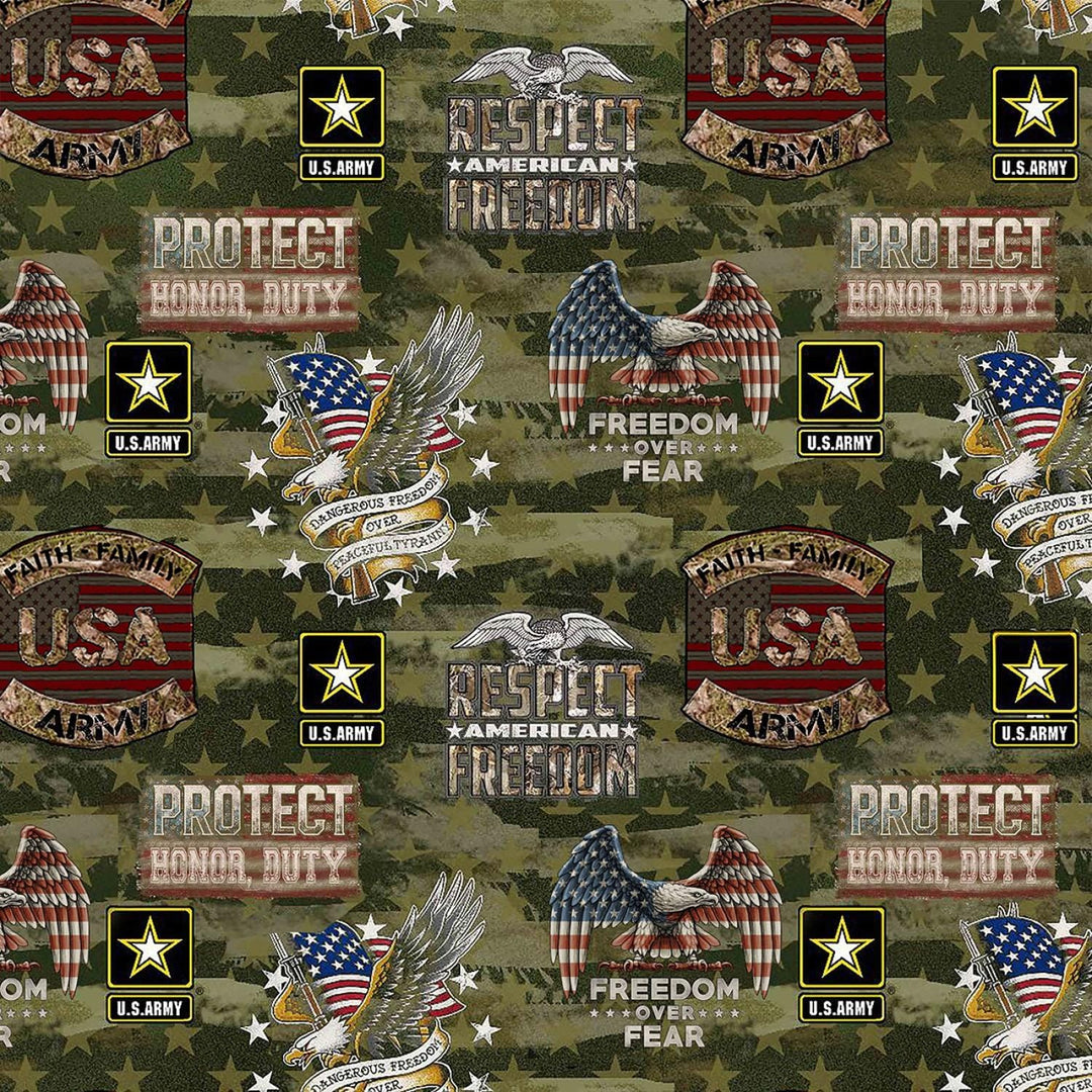 Military - Army Camo Flag 1338A