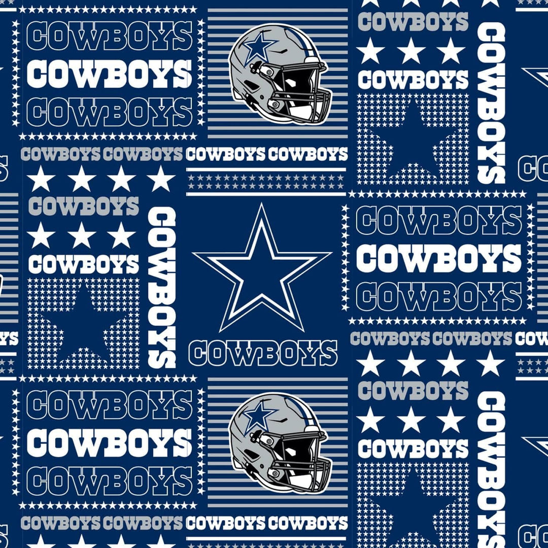 NFL Cotton - Dallas Cowboys Patchwork 6424-D