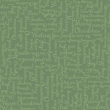 One Snowy Day - Christmas Greetings Green D10378M-G2