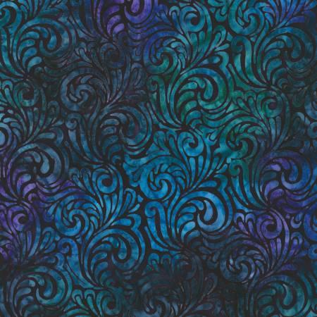 Paisley Bouquet Batik - Swirls Aubergine AMD22838221