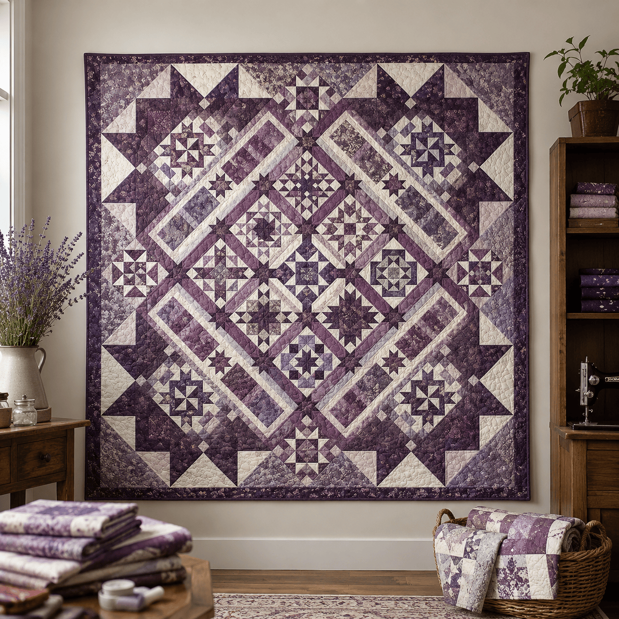 Plum Fusion Quilt Pattern PLUMFUSION-PAT