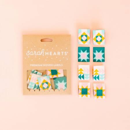 Sarah Hearts - Quilt Block Multipack Label SH-LP160