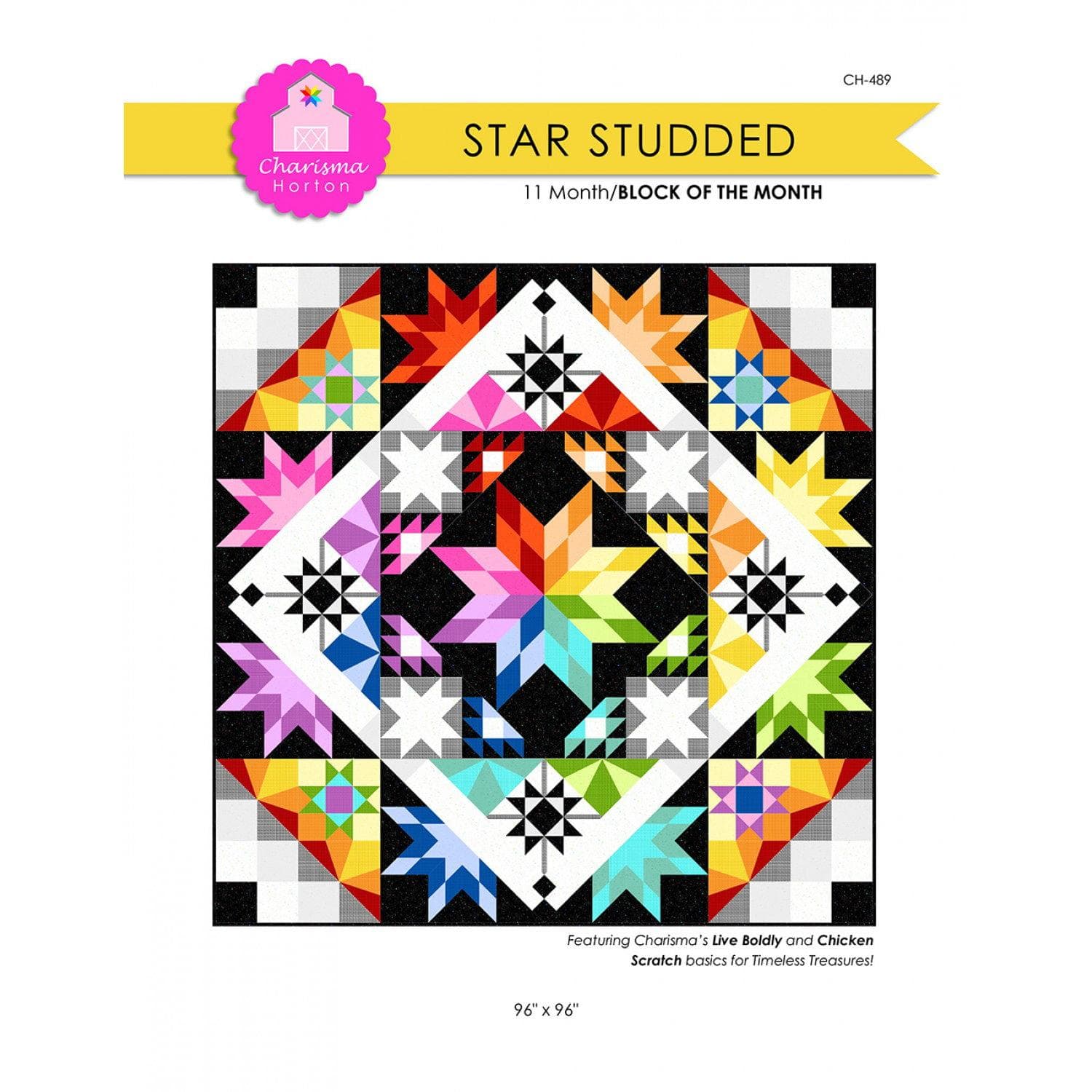 Star Studded Quilt Pattern CH-489