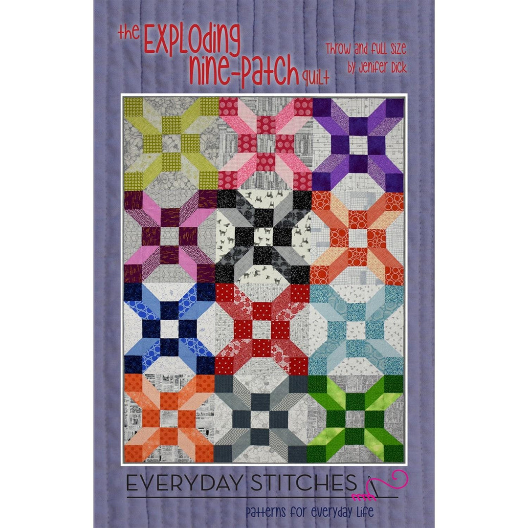 The Exploding Nine Patch Quilt Pattern ES-201-ENP