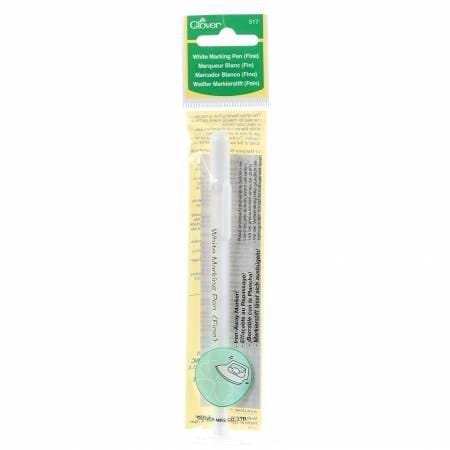 Water Soluble or Iron Off -  Marking Pen White 517CV