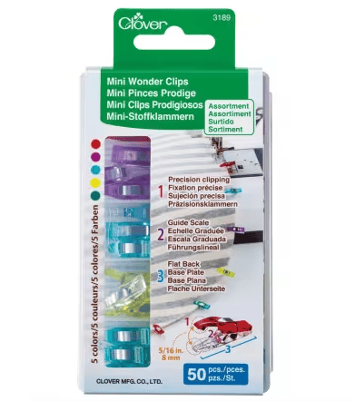 Mini Wonder Clips Assorted 50 pcs 3189CV