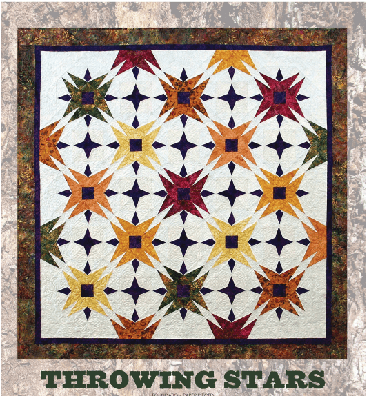 Throwing Stars Quilt Pattern CMD-THROWING