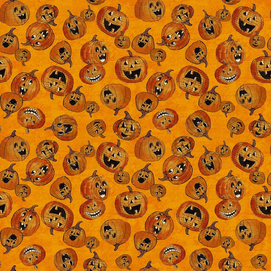 All Hallows Eve - Jack-O-Lanterns Orange Y3820-36