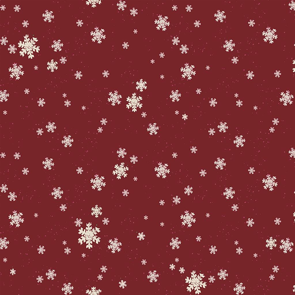 Better Not Pout - Snowflakes Dark Red Y3789-83