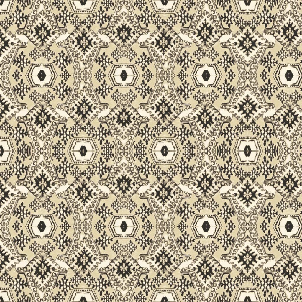 Clothworks - Sanctuary - Boho Geo Dark Butter Y3636-60
