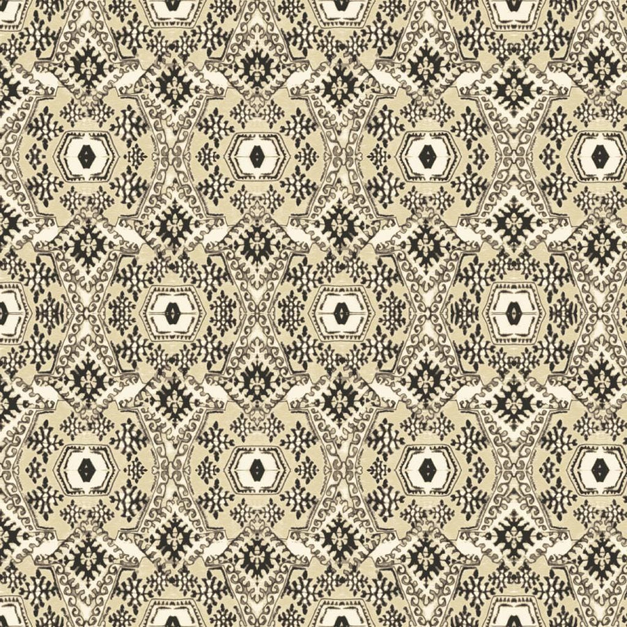 Clothworks - Sanctuary - Boho Geo Dark Butter Y3636-60