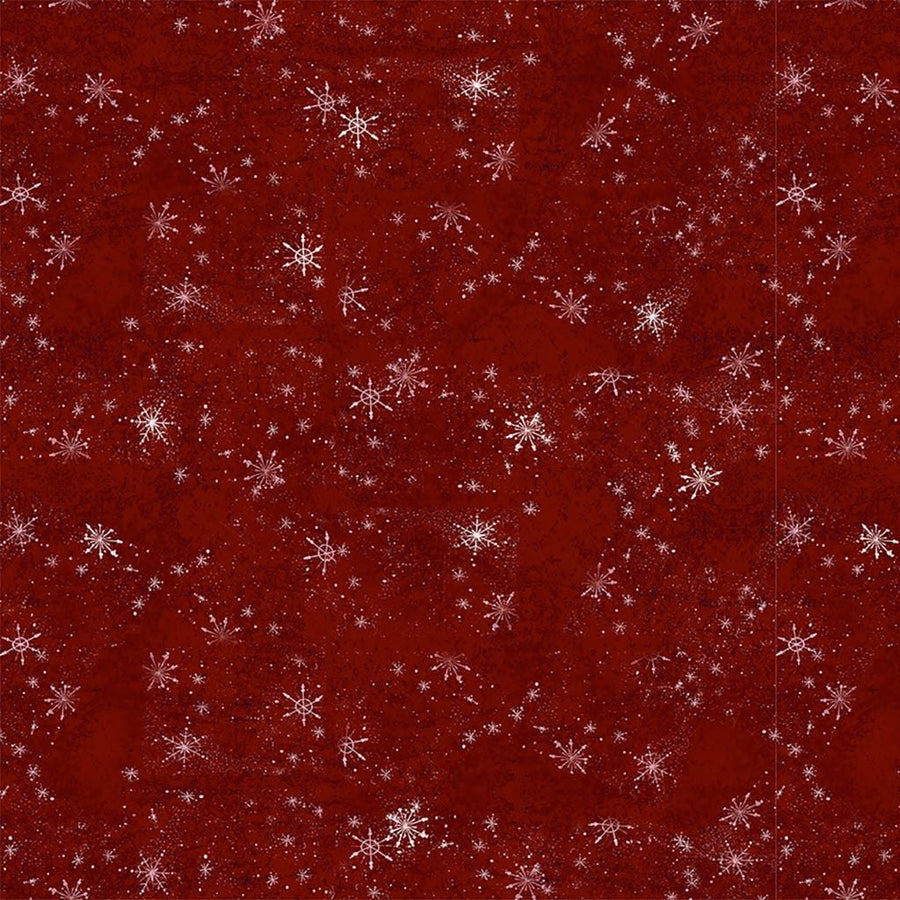 Snovalley - Digital Snowflakes Dark Red Y3874-83