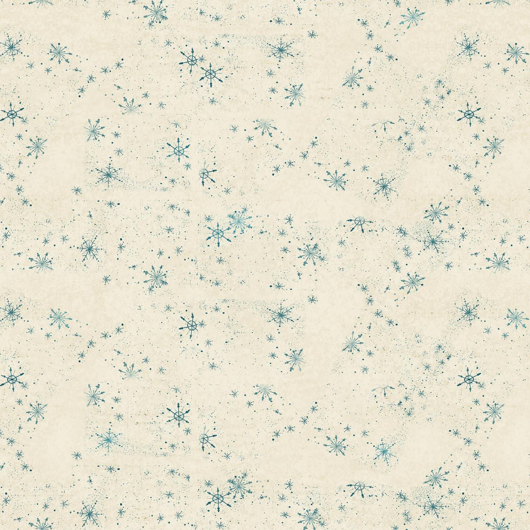 Snovalley - Digital Snowflakes Lt Butter Y3874-58