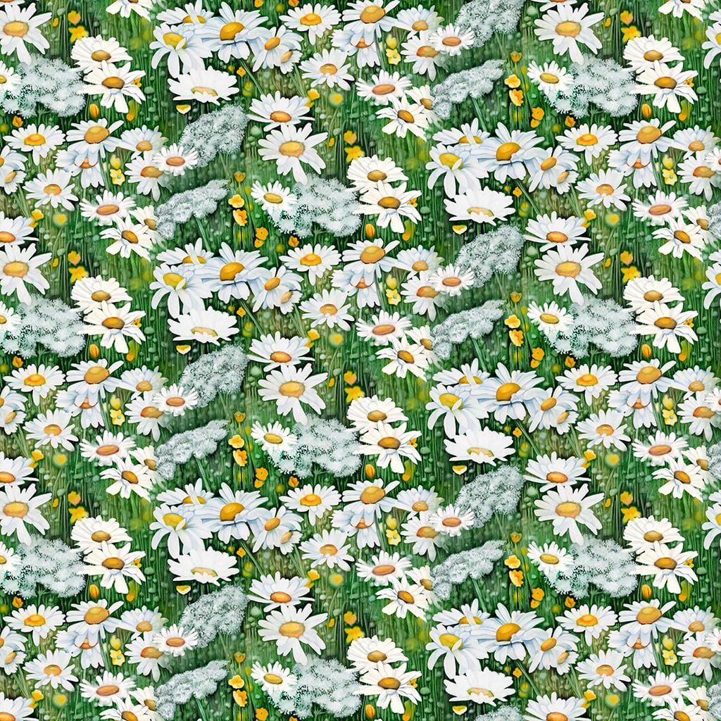 Woodland - Daisies White Y4134-1