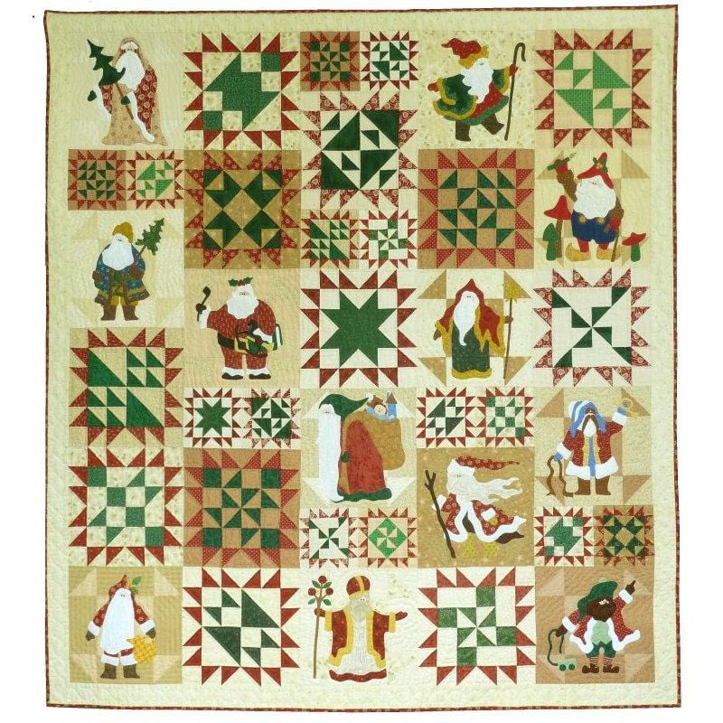 Classic Santas BOM Quilt Pattern CL-SANTAS-PATT