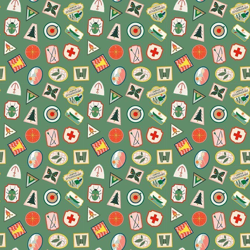Gone Camping - Camp Badges Meadow DFG2500-MEADOW