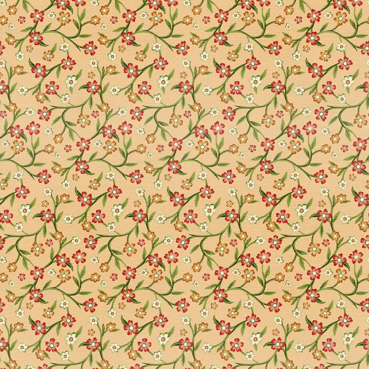 Floral Vines Gold - Grandma's Wallpaper PSF120-26793