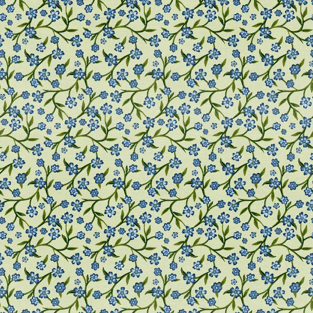 Floral Vines Light Green - Grandma's Wallpaper PSF120-26796