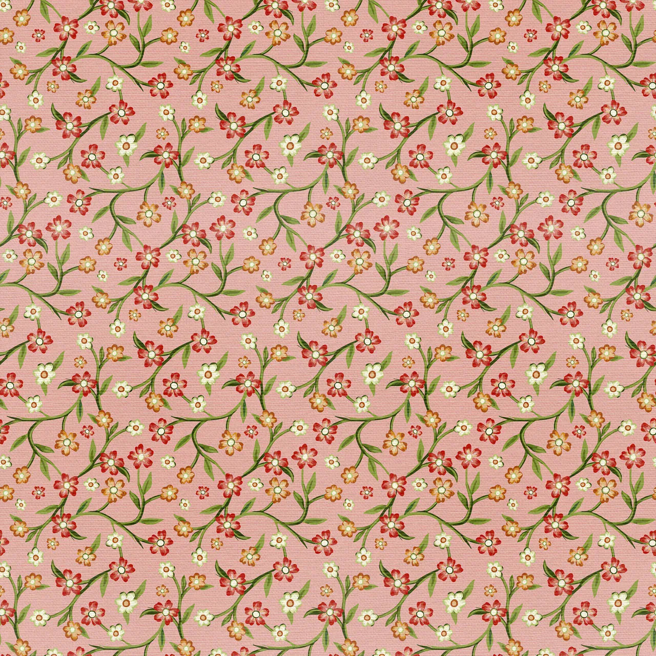 Floral Vines Pink - Grandma's Wallpaper PSF120-26792