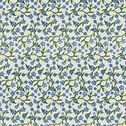 Floral Vines White Blue - Grandma's Wallpaper PSF120-26795