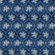 Flower Power Blue - Grandma's Wallpaper PSF120-26783